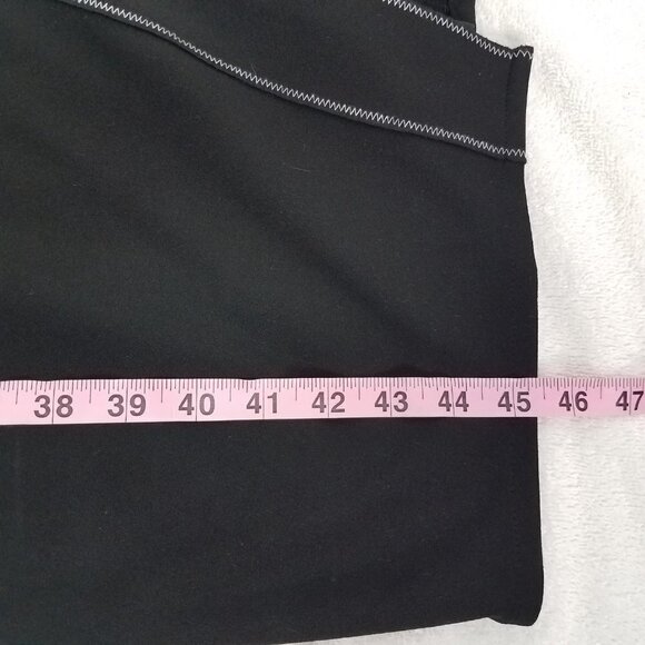 NEW RACHEL Rachel Roy Size 0X Sleeveless Black Sheath Tank Midi Dress Sticthing - Picture 15 of 15